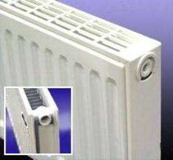 Double panel single convector radiator 600 high  x 1000 long, Output 1617w 